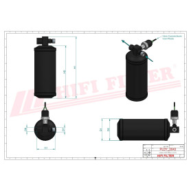 DESHYDRATEUR CLIMATISATION RÉF. DYH70005 - HIFI FILTER