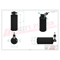 DESHYDRATEUR CLIMATISATION RÉF. DYH70005 - HIFI FILTER