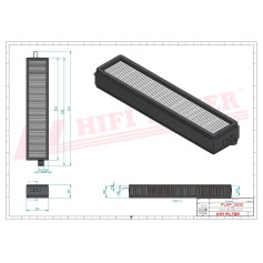 FILTRE HABITACLE RÉF. SC70161 - HIFI FILTER FILTRE HABITACLE RÉF. SC70161 - HIFI FILTER