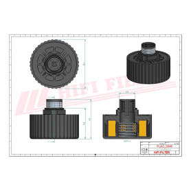 FILTRE AERATION COMPLET RÉF. FS649 - HIFI FILTER