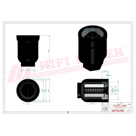 Kit de filtration d'urée HIFI KD70436 pour Claas, Ponsse, Krone