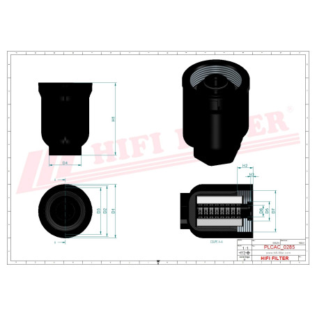 KIT FILTRE A UREE RÉF. KD70436 - HIFI FILTER