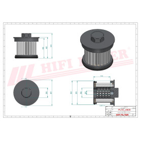 FILTRE HYDRAULIQUE RÉF. SH62490 - HIFI FILTER