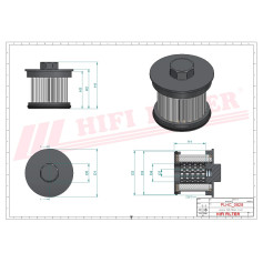 FILTRE HYDRAULIQUE RÉF. SH62490 - HIFI FILTER FILTRE HYDRAULIQUE RÉF. SH62490 - HIFI FILTER