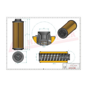 FILTRE HYDRAULIQUE RÉF. SH63029 - HIFI FILTER