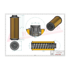 FILTRE HYDRAULIQUE RÉF. SH63029 - HIFI FILTER FILTRE HYDRAULIQUE RÉF. SH63029 - HIFI FILTER
