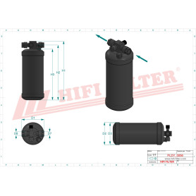 DESHYDRATEUR CLIMATISATION RÉF. DYH60012 - HIFI FILTER