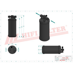 DESHYDRATEUR CLIMATISATION RÉF. DYH60012 - HIFI FILTER DESHYDRATEUR CLIMATISATION RÉF. DYH60012 - HIFI FILTER