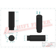 DESHYDRATEUR CLIMATISATION RÉF. DYH70013 - HIFI FILTER DESHYDRATEUR CLIMATISATION RÉF. DYH70013 - HIFI FILTER