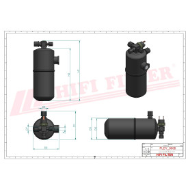 DESHYDRATEUR CLIMATISATION RÉF. DYH50015 - HIFI FILTER