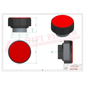 FILTRE AERATION COMPLET RÉF. FS438 - HIFI FILTER