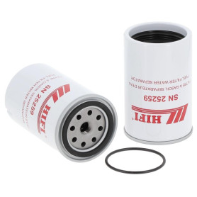 Filtre à gasoil séparateur d'eau HIFI SN25259 pour Kioti, Bobcat
