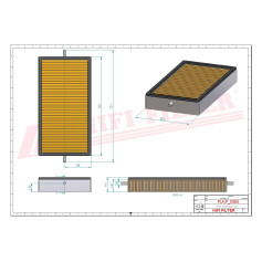 FILTRE HABITACLE RÉF. SC90093 - HIFI FILTER FILTRE HABITACLE RÉF. SC90093 - HIFI FILTER