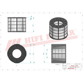FILTRE HYDRAULIQUE RÉF. SH70366 - HIFI FILTER