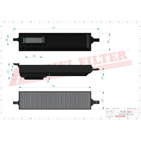 FILTRE HABITACLE CATEGORIE 2 RÉF. SC70191P2 - HIFI FILTER