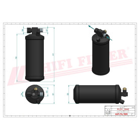 DESHYDRATEUR CLIMATISATION RÉF. DYH70008 - HIFI FILTER