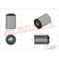 FILTRE HABITACLE RÉF. SC90105CAG - HIFI FILTER FILTRE HABITACLE RÉF. SC90105CAG - HIFI FILTER