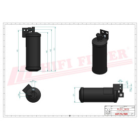 DESHYDRATEUR CLIMATISATION RÉF. DYH70001 - HIFI FILTER