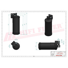 DESHYDRATEUR CLIMATISATION RÉF. DYH70001 - HIFI FILTER DESHYDRATEUR CLIMATISATION RÉF. DYH70001 - HIFI FILTER