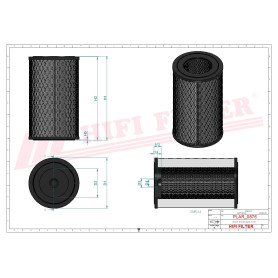 FILTRE A AIR RÉF. SA16836 - HIFI FILTER