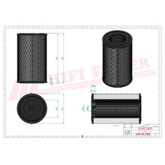 FILTRE A AIR RÉF. SA16836 - HIFI FILTER FILTRE A AIR RÉF. SA16836 - HIFI FILTER