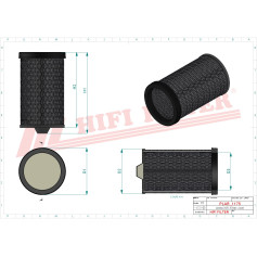 FILTRE A AIR RÉF. SA16837 - HIFI FILTER FILTRE A AIR RÉF. SA16837 - HIFI FILTER
