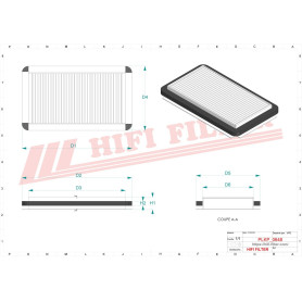 FILTRE HABITACLE RÉF. SC50377 - HIFI FILTER