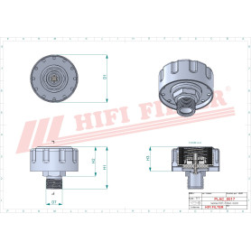 FILTRE AERATION COMPLET RÉF. FS217 - HIFI FILTER