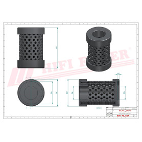 FILTRE HYDRAULIQUE RÉF. SH75287 - HIFI FILTER