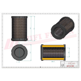 FILTRE A AIR RÉF. SA16526 - HIFI FILTER