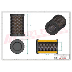 FILTRE A AIR RÉF. SA16526 - HIFI FILTER FILTRE A AIR RÉF. SA16526 - HIFI FILTER
