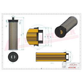 FILTRE HYDRAULIQUE RÉF. SH52299 - HIFI FILTER