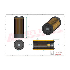 FILTRE HYDRAULIQUE RÉF. SH52425 - HIFI FILTER