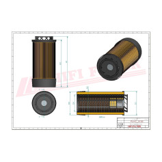 FILTRE HYDRAULIQUE RÉF. SH52425 - HIFI FILTER