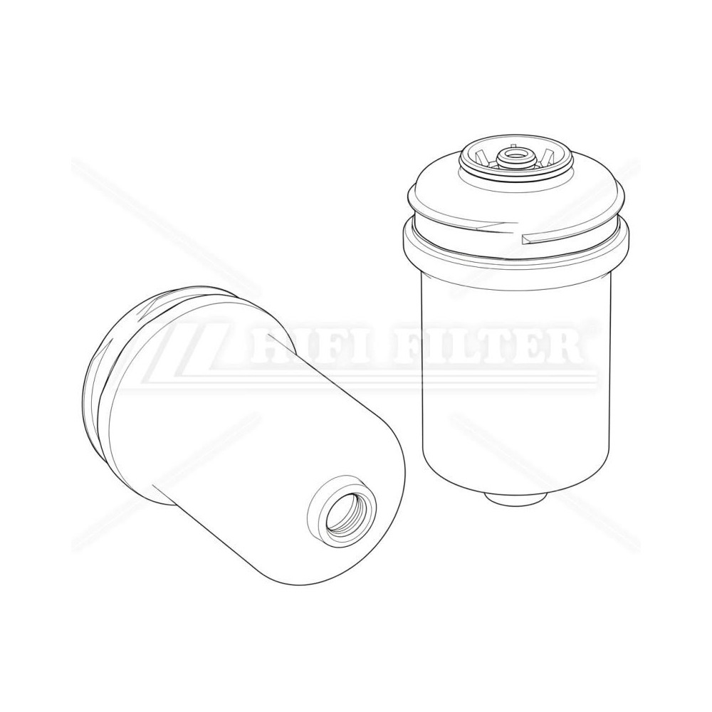 Filtre à gasoil séparateur d'eau HIFI SN40901 pour JCB