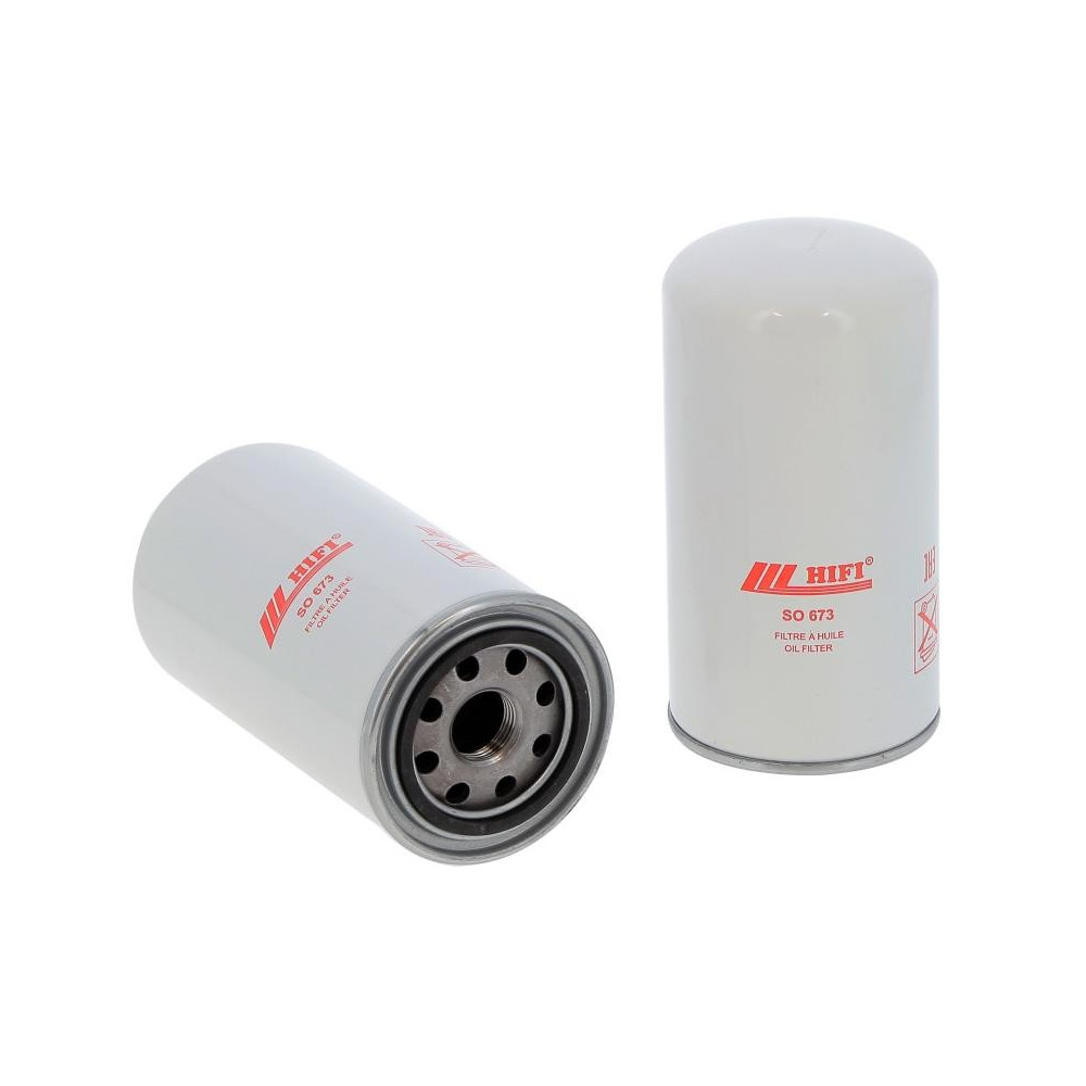 Filtre à huile HIFI SO673 pour Case, Bruunet