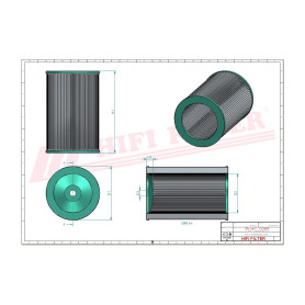 FILTRE HYDRAULIQUE RÉF. SH53416 - HIFI FILTER