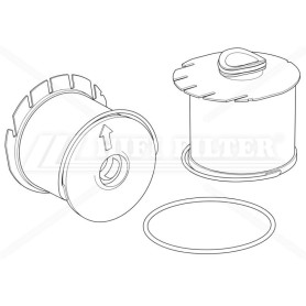 Filtre d'aération moteur HIFI SAO6284 pour Fendt