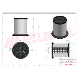 FILTRE AERATION MOTEUR RÉF. SAO6199 - HIFI FILTER