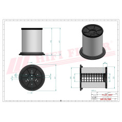 FILTRE AERATION MOTEUR RÉF. SAO6199 - HIFI FILTER FILTRE AERATION MOTEUR RÉF. SAO6199 - HIFI FILTER