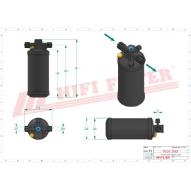 DESHYDRATEUR CLIMATISATION RÉF. DYH90032 - HIFI FILTER