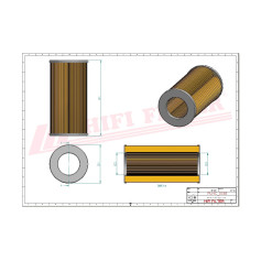 FILTRE HYDRAULIQUE RÉF. SH52364 - HIFI FILTER