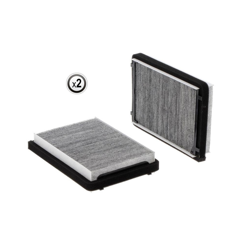 Kit de filtration habitacle HIFI SC90086KITCA pour John Deere