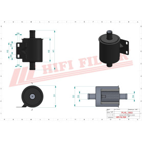 FILTRE HYDRAULIQUE RÉF. SH60279 - HIFI FILTER