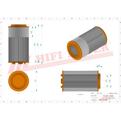 FILTRE A AIR RÉF. SA17602 - HIFI FILTER FILTRE A AIR RÉF. SA17602 - HIFI FILTER