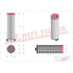FILTRE A AIR RÉF. SA17603 - HIFI FILTER FILTRE A AIR RÉF. SA17603 - HIFI FILTER