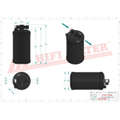 DESHYDRATEUR CLIMATISATION RÉF. DYH90003 - HIFI FILTER DESHYDRATEUR CLIMATISATION RÉF. DYH90003 - HIFI FILTER