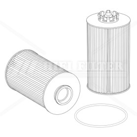 Filtre à gasoil HIFI SN70535 pour Fendt