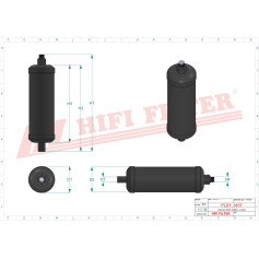 DESHYDRATEUR CLIMATISATION RÉF. DYH90023 - HIFI FILTER DESHYDRATEUR CLIMATISATION RÉF. DYH90023 - HIFI FILTER