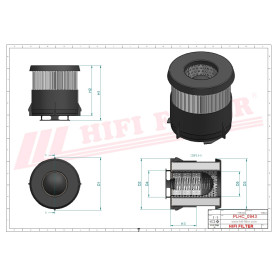 FILTRE HYDRAULIQUE RÉF. SH52460 - HIFI FILTER